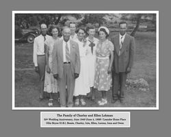 The family of Charlie and Ellen Lohman gathered for their 50th wedding anniversary