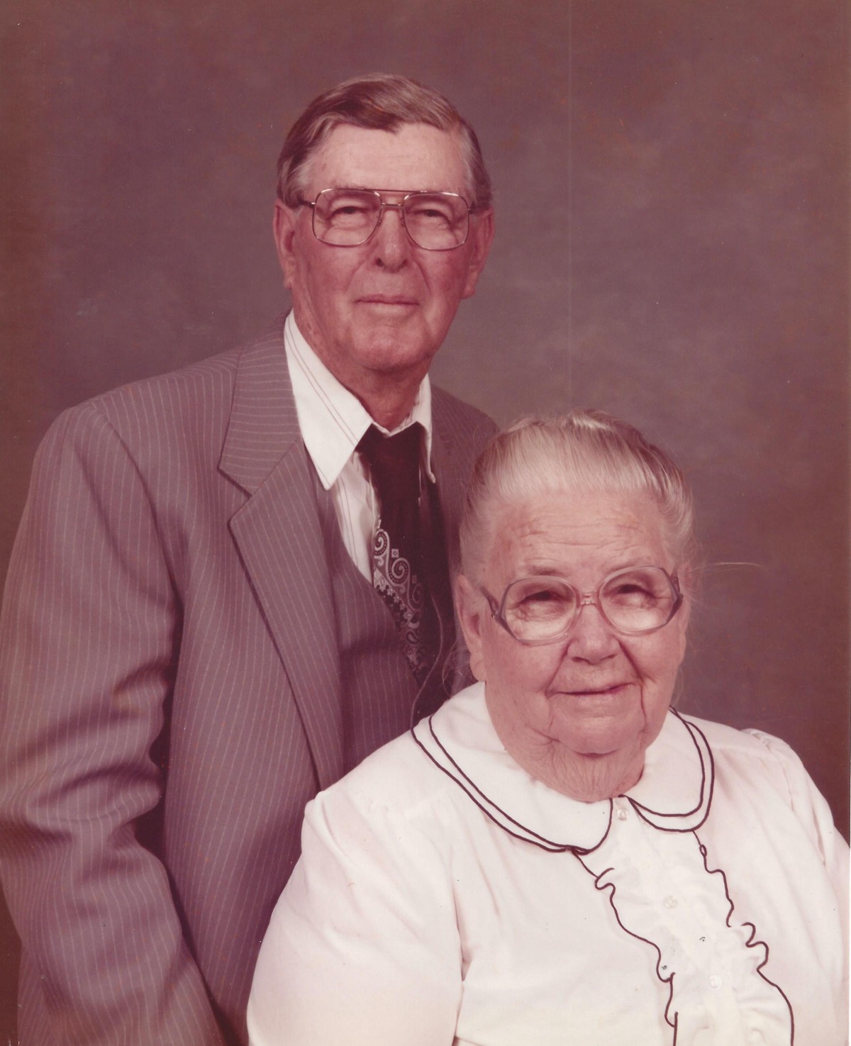 Zeke and Katy Bonnet, formal portrait